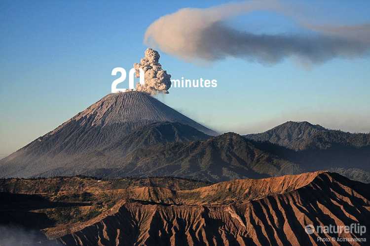 Every Minutes Eruptions Natureflip