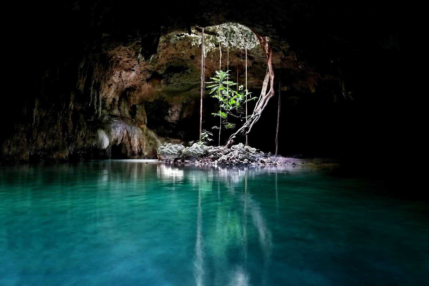 beautiful-shot-of-a-cave-of-two-eyes-cenote-in-tul-2025-02-11-22-03-58