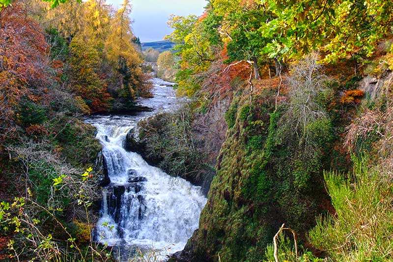 Reekie Linn Waterfall