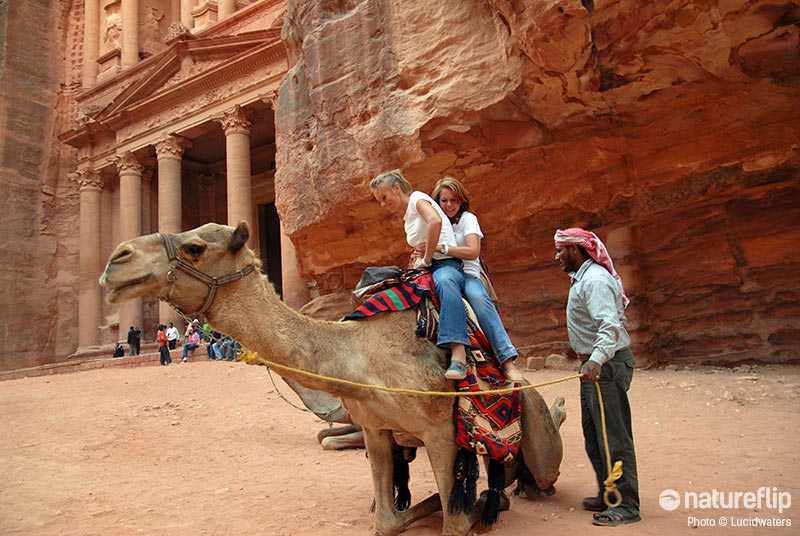 Camel Riding in Petra, Jordan