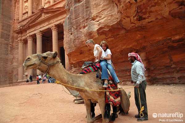 Camel Riding in Petra, Jordan